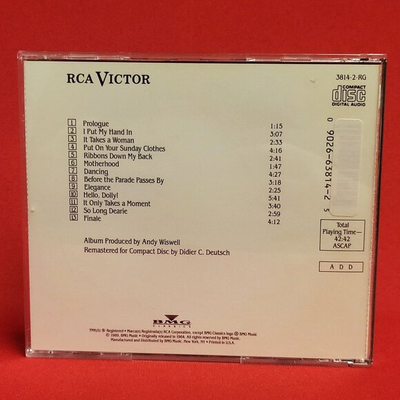 Carol Channing Hello Dolly The Original Broadway Cast Recording CD 1989 - Picture 2 of 8